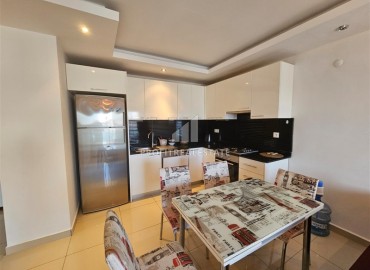 Симпатичная видовая квартира с одной спальней, 60м², в элитном комплексе в районе Джикджилли, Алания ID-18761 фото-4