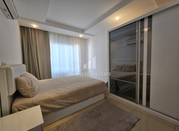 Симпатичная видовая квартира с одной спальней, 60м², в элитном комплексе в районе Джикджилли, Алания ID-18761 фото-5