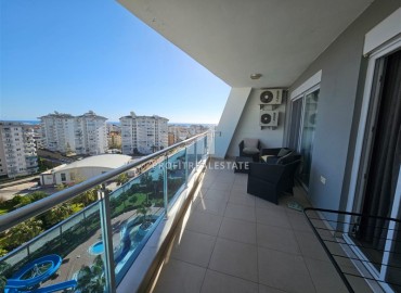 Симпатичная видовая квартира с одной спальней, 60м², в элитном комплексе в районе Джикджилли, Алания ID-18761 фото-11