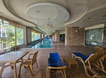 Симпатичная видовая квартира с одной спальней, 60м², в элитном комплексе в районе Джикджилли, Алания ID-18761 фото-17