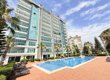 Видовая трехкомнатная квартира, 120м² с элегантным интерьером в комфортабельном комплексе в Джикджилли, Алания ID-18765 фото-1