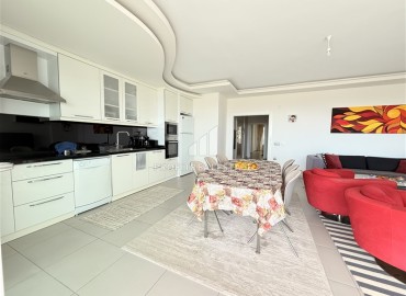 Видовая трехкомнатная квартира, 120м² с элегантным интерьером в комфортабельном комплексе в Джикджилли, Алания ID-18765 фото-6