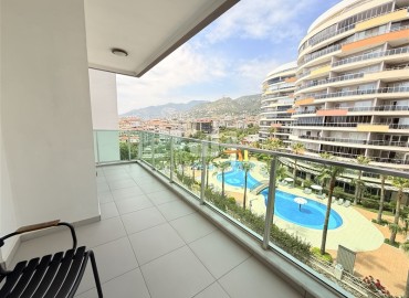 Видовая трехкомнатная квартира, 120м² с элегантным интерьером в комфортабельном комплексе в Джикджилли, Алания ID-18765 фото-15