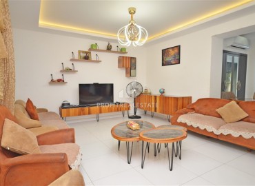 Стильный садовый дуплекс с тремя спальнями, 200м², в элитном комплексе района Каргыджак, Алания ID-18766 фото-2