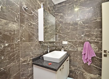 Стильный садовый дуплекс с тремя спальнями, 200м², в элитном комплексе района Каргыджак, Алания ID-18766 фото-8