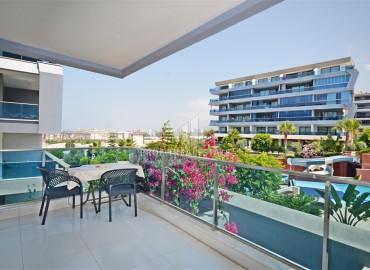 Стильный садовый дуплекс с тремя спальнями, 200м², в элитном комплексе района Каргыджак, Алания ID-18766 фото-12