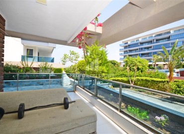 Стильный садовый дуплекс с тремя спальнями, 200м², в элитном комплексе района Каргыджак, Алания ID-18766 фото-20