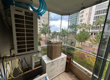 Элегантная трехкомнатная квартира, 120м² с остекленным балконом в элитном комплексе в Джикджилли, Алания ID-18767 фото-15