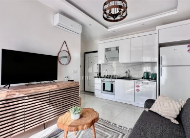 Квартира с одной спальней, 50м², в современном комплексе с инфраструктурой в Махмутларе, Алания, 600м от моря ID-18770 фото-3