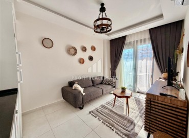 Квартира с одной спальней, 50м², в современном комплексе с инфраструктурой в Махмутларе, Алания, 600м от моря ID-18770 фото-4