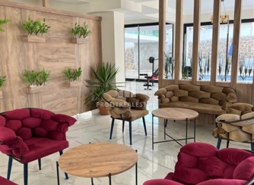 Новая меблированная двухкомнатная квартира, 54м², в комфортабельном комплексе в районе Тосмур, Алания ID-18771 фото-20