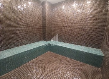 Меблированные двухкомнатные апартаменты, 50м², в комфортабельной новостройке в 500м от моря в районе Кестель, Алания ID-18773 фото-10