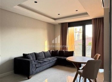 Стильная квартира 1+1, 51м², в современном комплексе с инфраструктурой в 400м от моря в районе Оба, Алания ID-18781 фото-2