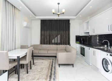 Двухкомнатные апартаменты со стильным интерьером, 50м², в комфортабельном комплексе в районе Оба, Алания ID-18785 фото-2