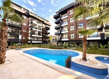 Апартаменты 1+1, 60м², с чистовой отделкой в новостройке с комфортной инфраструктурой в районе Алании - Оба ID-18788 фото-1