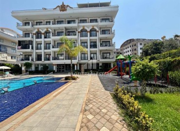 Элегантная видовая квартира c одной спальней, 50м², в комплексе премиум класса в районе Алании Оба ID-18792 фото-1