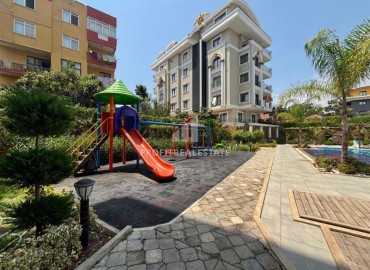 Элегантная видовая квартира c одной спальней, 50м², в комплексе премиум класса в районе Алании Оба ID-18792 фото-12