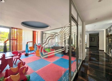 Элегантная видовая квартира c одной спальней, 50м², в комплексе премиум класса в районе Алании Оба ID-18792 фото-13