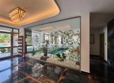 Элегантная видовая квартира c одной спальней, 50м², в комплексе премиум класса в районе Алании Оба ID-18792 фото-17