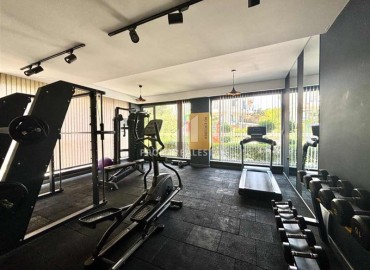 Элегантная видовая квартира c одной спальней, 50м², в комплексе премиум класса в районе Алании Оба ID-18792 фото-19