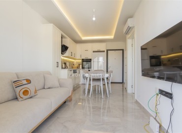 Готовая к проживанию, квартира 2+1, 78,5м², с видом на море и горы в новой резиденции премиум класса в Оба, Алания ID-18800 фото-2