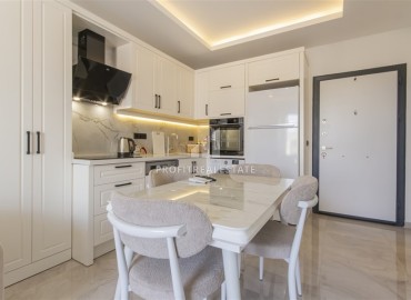 Готовая к проживанию, квартира 2+1, 78,5м², с видом на море и горы в новой резиденции премиум класса в Оба, Алания ID-18800 фото-6