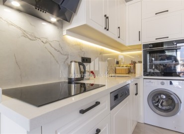 Готовая к проживанию, квартира 2+1, 78,5м², с видом на море и горы в новой резиденции премиум класса в Оба, Алания ID-18800 фото-7