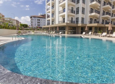 Готовая к проживанию, квартира 2+1, 78,5м², с видом на море и горы в новой резиденции премиум класса в Оба, Алания ID-18800 фото-15