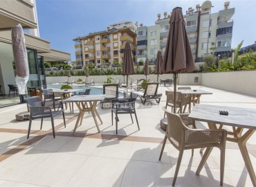 Готовая к проживанию, квартира 2+1, 78,5м², с видом на море и горы в новой резиденции премиум класса в Оба, Алания ID-18800 фото-18