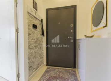Новые двухкомнатные апартаменты, 55м², с дизайнерским интерьером, в 150м от моря в районе Каргыджак, Алания ID-18801 фото-6