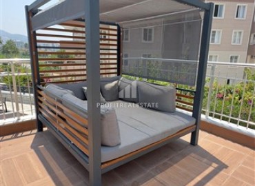 Видовая двухкомнатная квартира, 55м², в элитной резиденции Махмутлара, в 600м от моря, Алания ID-18802 фото-18