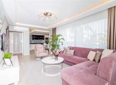 Фешенебельный видовой садовый дуплекс 2+1, 130м², в уютном комплексе на первой береговой линии в Кестеле, Алания ID-18807 фото-1