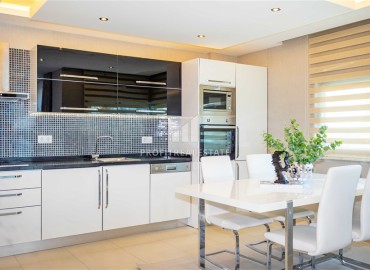 Фешенебельный видовой садовый дуплекс 2+1, 130м², в уютном комплексе на первой береговой линии в Кестеле, Алания ID-18807 фото-5