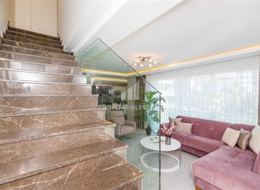 Фешенебельный видовой садовый дуплекс 2+1, 130м², в уютном комплексе на первой береговой линии в Кестеле, Алания ID-18807 фото-8