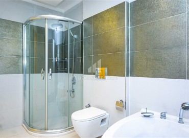 Фешенебельный видовой садовый дуплекс 2+1, 130м², в уютном комплексе на первой береговой линии в Кестеле, Алания ID-18807 фото-12