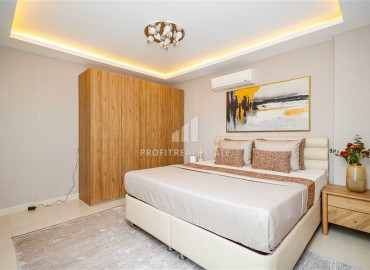 Фешенебельный видовой садовый дуплекс 2+1, 130м², в уютном комплексе на первой береговой линии в Кестеле, Алания ID-18807 фото-13