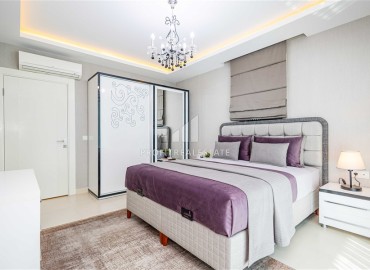 Фешенебельный видовой садовый дуплекс 2+1, 130м², в уютном комплексе на первой береговой линии в Кестеле, Алания ID-18807 фото-17