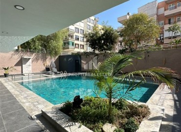 Квартира с одной спальней, 45м², в уютном комплексе с зимним бассейном, в центре Алании, в 250м от пляжа Кейкубат ID-18808 фото-8