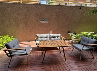 Квартира с одной спальней, 45м², в уютном комплексе с зимним бассейном, в центре Алании, в 250м от пляжа Кейкубат ID-18808 фото-10