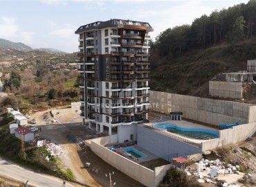 Квартира 1+1, 50м², с потрясающим видом в новой элитной резиденции в Махмутларе, Алания ID-18809 фото-1