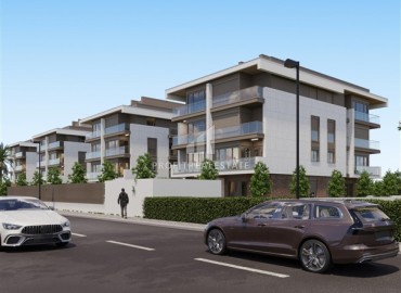 Резиденция с бассейном и крытой парковкой в Анталии, Коньяалты: квартиры 2+1 и 3+1, 103-164м² с рассрочкой от застройщика ID-18813 фото-1