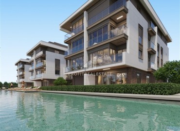 Резиденция с бассейном и крытой парковкой в Анталии, Коньяалты: квартиры 2+1 и 3+1, 103-164м² с рассрочкой от застройщика ID-18813 фото-2