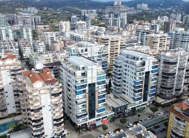 Видовая меблированная трехкомнатная квартира, 115м² в уютном комплексе на центральной улице Махмутлара в 300м от моря ID-18828 фото-1