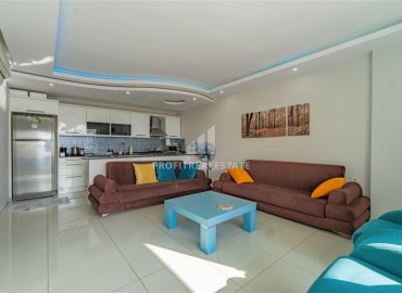 Видовая меблированная трехкомнатная квартира, 115м² в уютном комплексе на центральной улице Махмутлара в 300м от моря ID-18828 фото-2