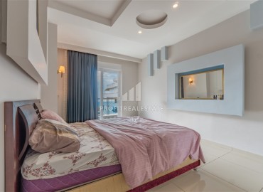 Видовая меблированная трехкомнатная квартира, 115м² в уютном комплексе на центральной улице Махмутлара в 300м от моря ID-18828 фото-10