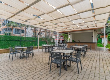 Видовая меблированная трехкомнатная квартира, 115м² в уютном комплексе на центральной улице Махмутлара в 300м от моря ID-18828 фото-18