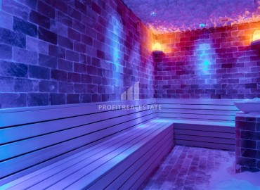 Новая видовая трехкомнатная квартира, 105м², в элитном комплексе на первой береговой линии в Каргыджаке, Алания ID-17156 фото-19