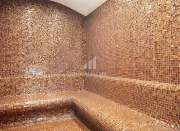 Новая видовая трехкомнатная квартира, 105м², в элитном комплексе на первой береговой линии в Каргыджаке, Алания ID-17156 фото-20