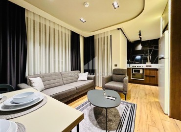 Газифицированная квартира 1+1, 55м², с дизайнерским интерьером в комплексе 2024 года с бассейном в районе Коньяалты, Анталия ID-18829 фото-2