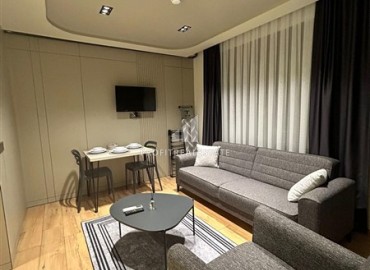 Газифицированная квартира 1+1, 55м², с дизайнерским интерьером в комплексе 2024 года с бассейном в районе Коньяалты, Анталия ID-18829 фото-3